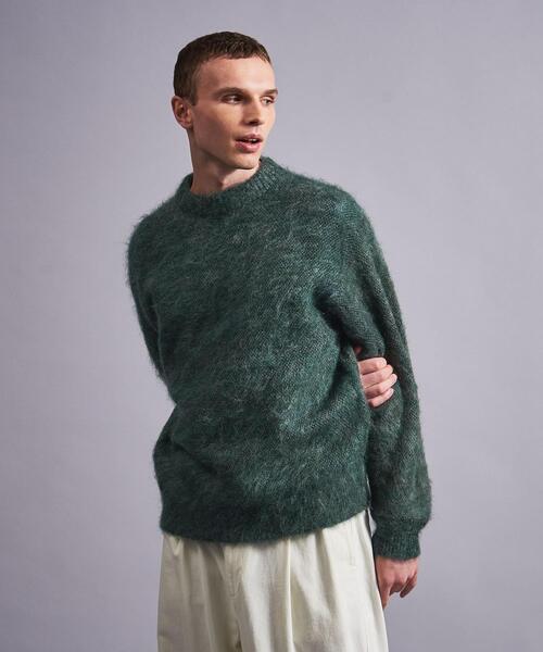 MONKEY TIME（モンキータイム）の「＜monkey time＞ MHR BACK/JQD CN/ニット（ニット/セーター・メンズ・ケリー/ネイビー・S/M/L/XL）」の16枚目の写真