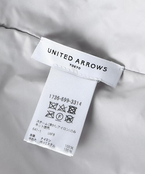 UNITED ARROWS(ユナイテッドアローズ)の「PADDED マフラー(マフラー・レディース・ライトグレー/ピンク/ブラック・FREE)」の5枚目の写真