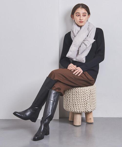 UNITED ARROWS(ユナイテッドアローズ)の「PADDED マフラー(マフラー・レディース・ライトグレー/ピンク/ブラック・FREE)」の17枚目の写真