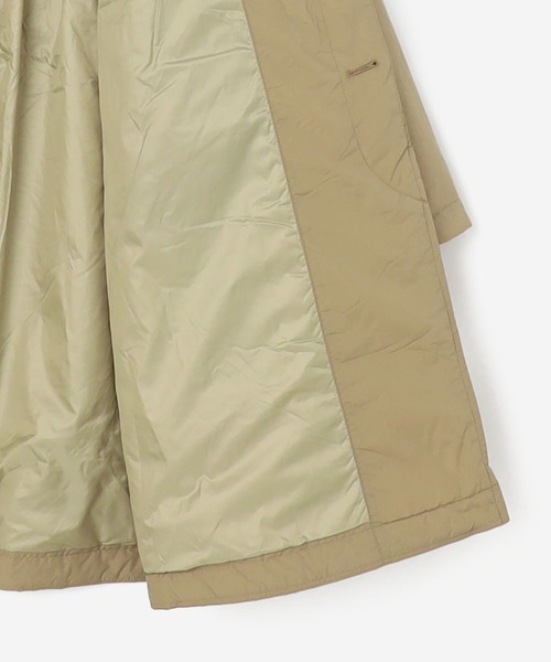 美品 ダントン ナイロンタフタステンカラーコート Bshop ベージュ 美品 ダントン ナイロンタフタステンカラーコート Bshop