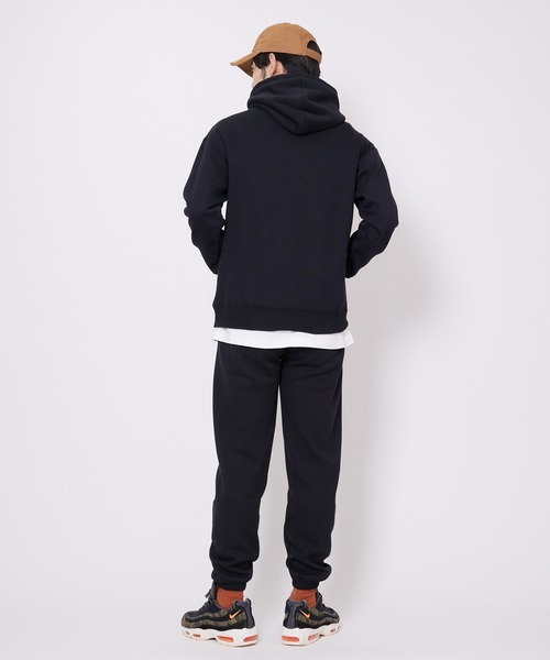 Blue Standard (ブルースタンダード)の「【BLUE STANDARD/ブルースタンダード】11oz 裏起毛 プルオーバーパーカー フーディー ビッグシルエット(パーカー・メンズ・ネイビー/ホワイト/ブラック/杢グレー/ダークグリーン・SMALL/MEDIUM/LARGE/X-LARGE)」の20枚目の写真