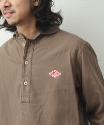 【DANTON/ダントン】ROUND COLLAR P.O SHIRT L/S FLANNEL プルオーバー フランネルシャツ