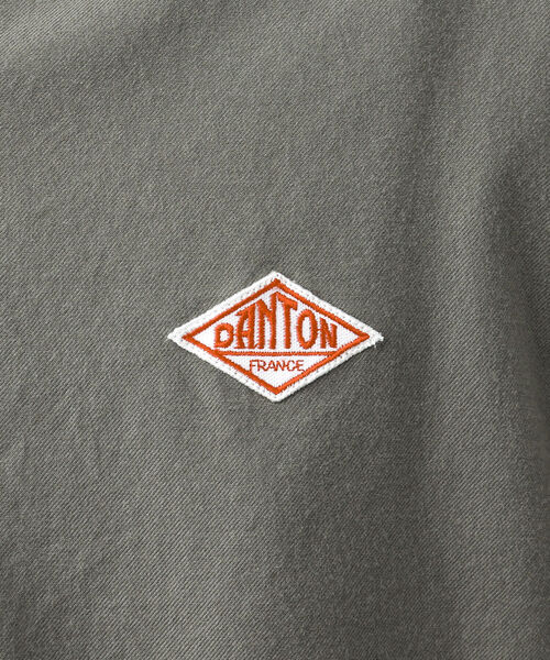 DANTON（ダントン）の「【DANTON/ダントン】ROUND COLLAR P.O SHIRT L/S FLANNEL プルオーバー フランネルシャツ（シャツ/ブラウス・メンズ・オリーブ/チャコールグレー/ダークブラウン・40/44/38/42）」の10枚目の写真