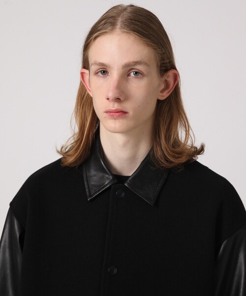 tk.TAKEO KIKUCHI（ティーケータケオキクチ）の「◆テックメルトンスタジャン（ブルゾン・メンズ・ライトベージュ/ブラック・03/02/01）」の6枚目の写真