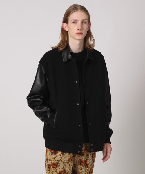 tk.TAKEO KIKUCHI（ティーケータケオキクチ）の「◆テックメルトンスタジャン（ブルゾン・メンズ・ライトベージュ/ブラック・03/02/01）」の13枚目の写真