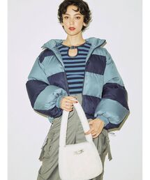 jouetie | ブロッキングショートダウン(ブルゾン)