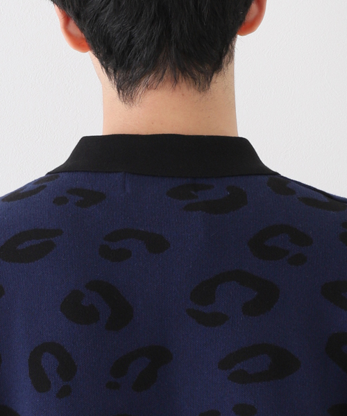 ONLY NY(オンリーニューヨーク)の「【ONLY NY / オンリーニューヨーク】LEOPARD KNIT ポロ(ニット/セーター・メンズ・ネイビー・MEDIUM/LARGE)」の12枚目の写真