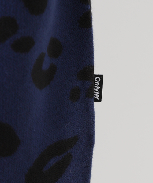 ONLY NY(オンリーニューヨーク)の「【ONLY NY / オンリーニューヨーク】LEOPARD KNIT ポロ(ニット/セーター・メンズ・ネイビー・MEDIUM/LARGE)」の11枚目の写真