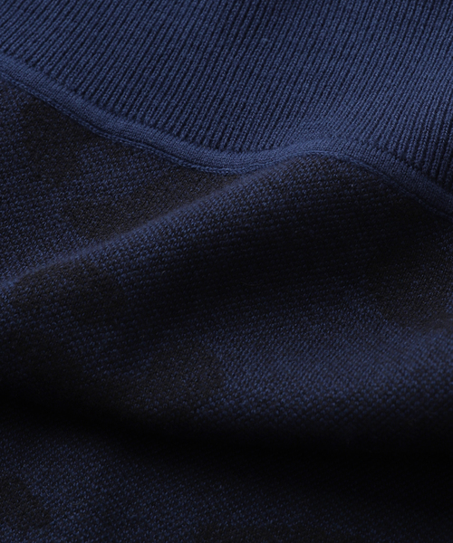 ONLY NY(オンリーニューヨーク)の「【ONLY NY / オンリーニューヨーク】LEOPARD KNIT ポロ(ニット/セーター・メンズ・ネイビー・MEDIUM/LARGE)」の15枚目の写真