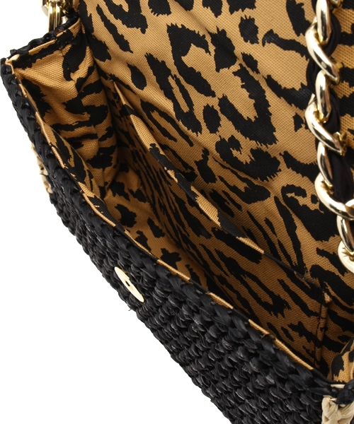 FIGARO Paris（フィガロパリ）の「◆MARINA FOSSATI MILAN チェーンBagライナーレオパード（ショルダーバッグ・レディース・ブラック系その他・FREE）」の7枚目の写真