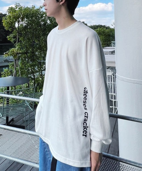 Figments（フィグメンツ）の「cheeses cracker ロゴロンT（Tシャツ/カットソー・レディース・ホワイト/ブラック・FREE）」の16枚目の写真