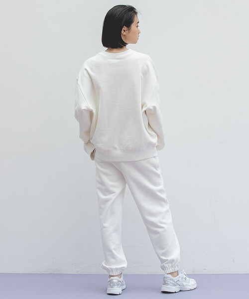 e/rm（イーアールエム）の「【e/rm】メッセージスウェットパンツ（スウェットパンツ・レディース・ホワイト系その他3/ネイビー/ライトグレー/アイボリー・FREE）」の10枚目の写真