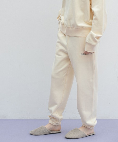 e/rm（イーアールエム）の「【e/rm】メッセージスウェットパンツ（スウェットパンツ・レディース・ホワイト系その他3/ネイビー/ライトグレー/アイボリー・FREE）」の19枚目の写真