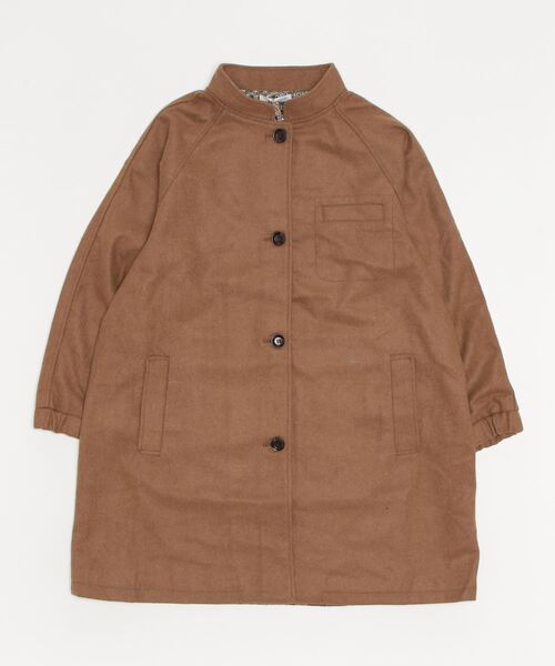 sandy（サンディー）の「【sandy】スタンドカラーラグランハーフコート（その他アウター・レディース・チャコールグレー/ブルー/キャメル・FREE）」の3枚目の写真