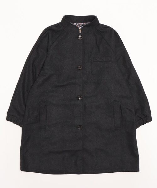 sandy（サンディー）の「【sandy】スタンドカラーラグランハーフコート（その他アウター・レディース・チャコールグレー/ブルー/キャメル・FREE）」の2枚目の写真