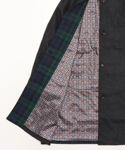 sandy（サンディー）の「【sandy】スタンドカラーラグランハーフコート（その他アウター・レディース・チャコールグレー/ブルー/キャメル・FREE）」の5枚目の写真