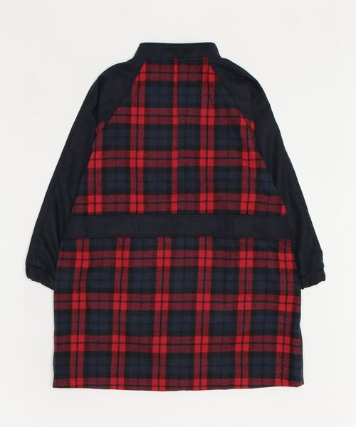 sandy（サンディー）の「【sandy】スタンドカラーラグランハーフコート（その他アウター・レディース・チャコールグレー/ブルー/キャメル・FREE）」の6枚目の写真