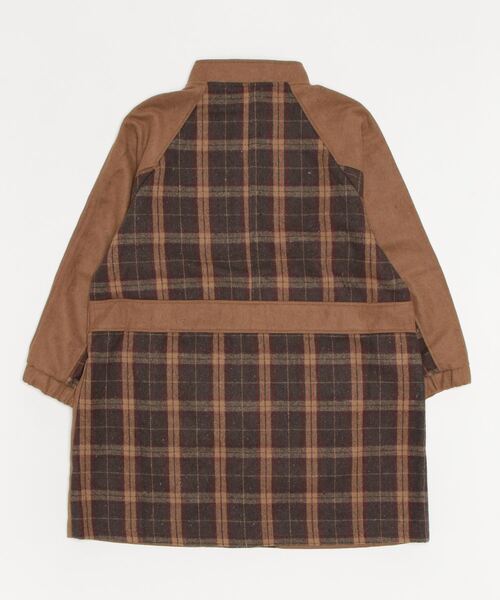 sandy（サンディー）の「【sandy】スタンドカラーラグランハーフコート（その他アウター・レディース・チャコールグレー/ブルー/キャメル・FREE）」の7枚目の写真