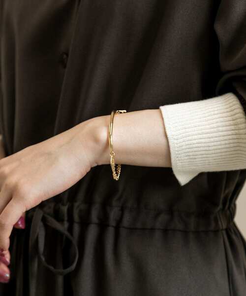 SMELLY（スメリー）の「ニュアンスバーチェーンブレスレット（ブレスレット・レディース・ゴールド/シルバー・-）」の6枚目の写真