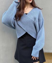 INGNI | もちもちカシュクールニット(ニット/セーター)