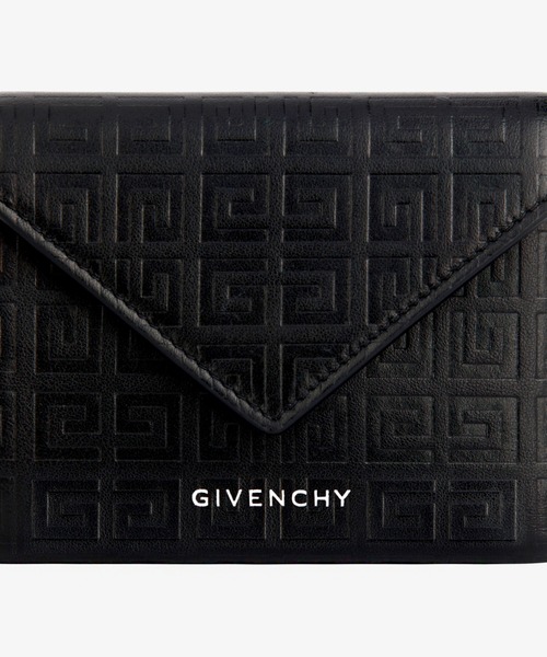 GIVENCHY（ジバンシイ）の「G Cut trifold wallet in 4G leather