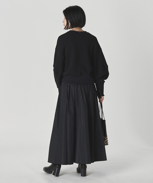 新品タグ付き　HARDY NOIR タフタウエストリブスカート HARDY NOIR（アルディーノアール）の「タフタウエストリブ