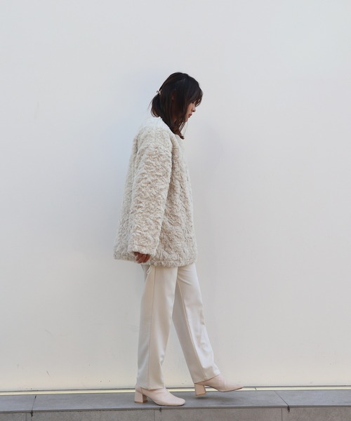 Brownie（ブラウニー）の「Brownie BIGシルエットフェイクファープルオーバー（その他トップス・レディース・モカ/グレー/アイボリー・FREE）」の13枚目の写真