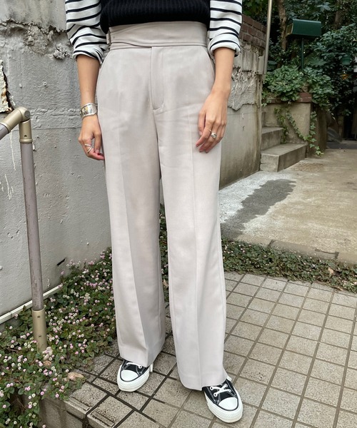 SHENERY（シーナリー）の「リネンライクグルカパンツ（その他パンツ・レディース・ベージュ/ネイビー/ラベンダー・36/38）」の8枚目の写真