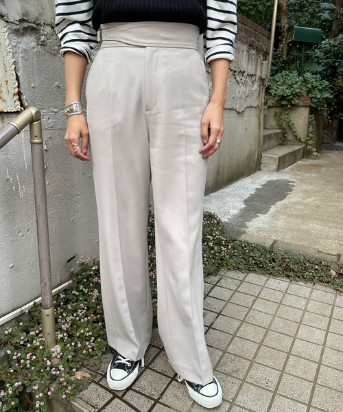 SHENERY（シーナリー）の「リネンライクグルカパンツ（その他パンツ・レディース・ベージュ/ネイビー/ラベンダー・36/38）」の10枚目の写真