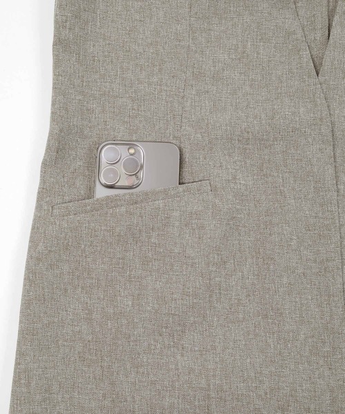 UR'S（ユアーズ）の「リネンライクVネックノーカラージレ（ノーカラージャケット・レディース・アイボリー/ブラック/ベージュ系その他/ブルー系その他/ダークブラウン・S/M/L）」の13枚目の写真