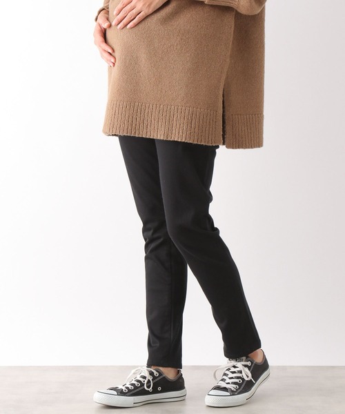 LEPSIM（レプシィム）の「マタニティ／ストレッチ無地スリムパンツ　346992（マタニティウェア/グッズ・レディース・アイボリー/ブラック・SMALL/LARGE/MEDIUM）」の18枚目の写真