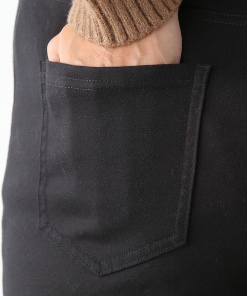 LEPSIM（レプシィム）の「マタニティ／ストレッチ無地スリムパンツ　346992（マタニティウェア/グッズ・レディース・アイボリー/ブラック・SMALL/LARGE/MEDIUM）」の14枚目の写真