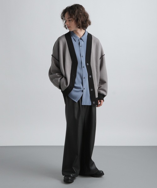 HARE(ハレ)の「リバーシブルデザインオーバーカーディガン(HARE)(カーディガン/ボレロ・メンズ・ブラウン/オレンジ/ブラック/ブラウン系その他・SMALL/MEDIUM)」の18枚目の写真