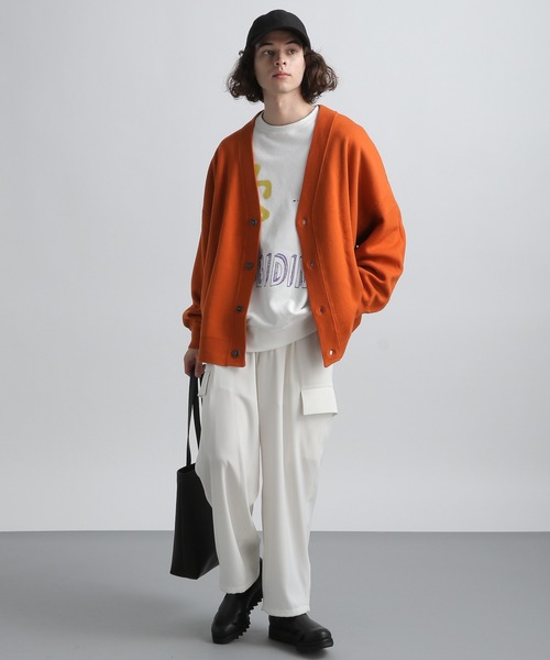 HARE ハレ上着羽織りオレンジ HARE（ハレ）の「TRステッチGジャン（）」 - WEAR
