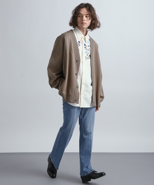 HARE(ハレ)の「リバーシブルデザインオーバーカーディガン(HARE)(カーディガン/ボレロ・メンズ・ブラウン/オレンジ/ブラック/ブラウン系その他・SMALL/MEDIUM)」の19枚目の写真