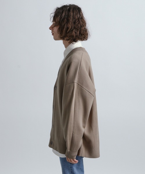 HARE(ハレ)の「リバーシブルデザインオーバーカーディガン(HARE)(カーディガン/ボレロ・メンズ・ブラウン/オレンジ/ブラック/ブラウン系その他・SMALL/MEDIUM)」の12枚目の写真