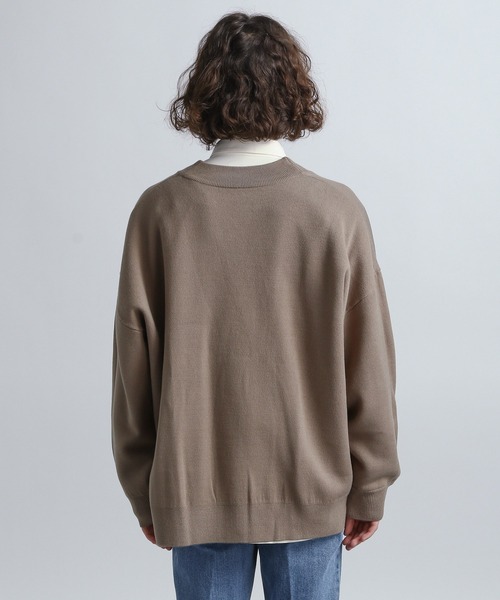 HARE(ハレ)の「リバーシブルデザインオーバーカーディガン(HARE)(カーディガン/ボレロ・メンズ・ブラウン/オレンジ/ブラック/ブラウン系その他・SMALL/MEDIUM)」の6枚目の写真