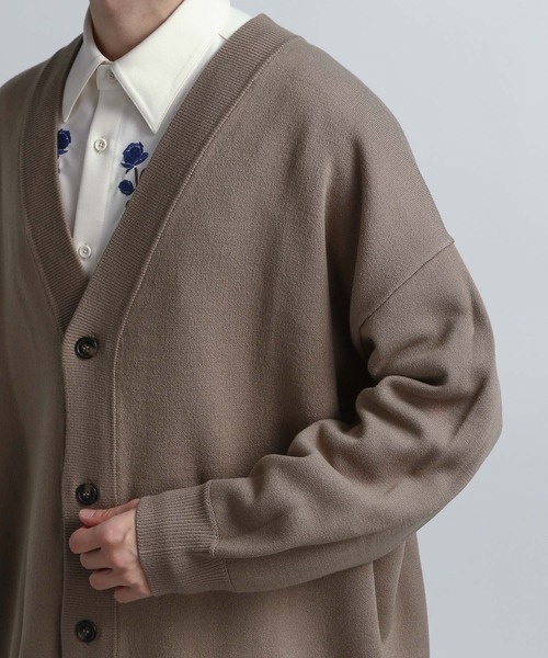 HARE(ハレ)の「リバーシブルデザインオーバーカーディガン(HARE)(カーディガン/ボレロ・メンズ・ブラウン/オレンジ/ブラック/ブラウン系その他・SMALL/MEDIUM)」の8枚目の写真