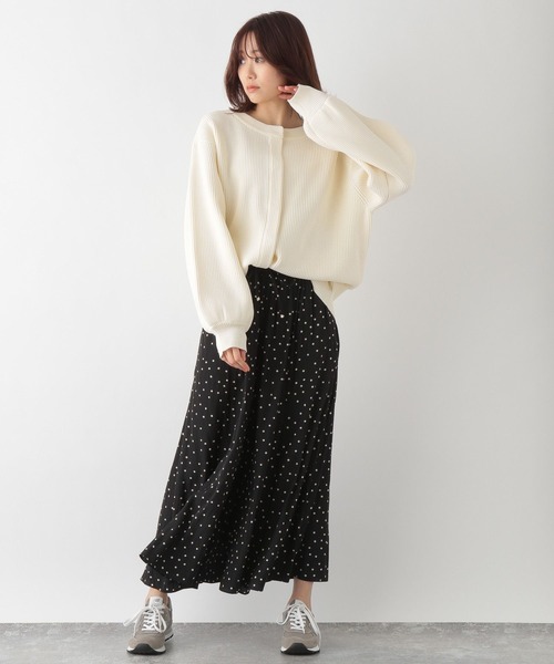 GLOBAL WORK(グローバルワーク)の「リッチライトアゼニットカーディガン/180017(カーディガン/ボレロ・レディース・グリーン系その他3/ベビーピンク/オフホワイト/ブラック・FREE)」の9枚目の写真