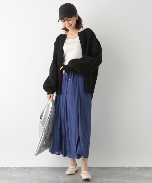 GLOBAL WORK(グローバルワーク)の「リッチライトアゼニットカーディガン/180017(カーディガン/ボレロ・レディース・グリーン系その他3/ベビーピンク/オフホワイト/ブラック・FREE)」の15枚目の写真