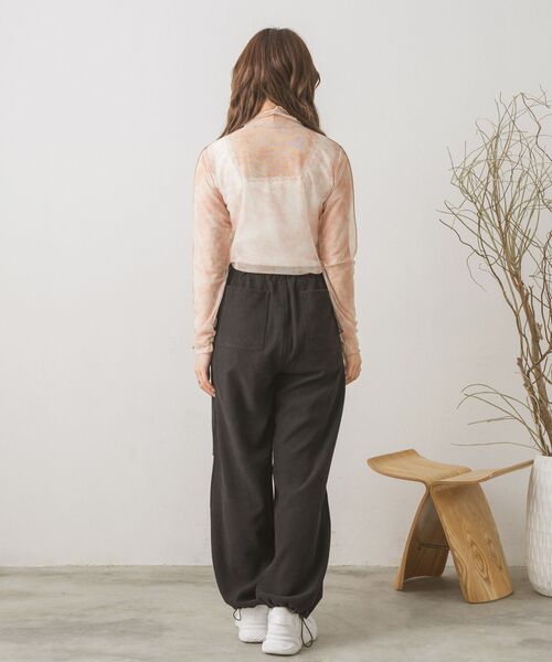 RETRO GIRL（レトロガール）の「シアーレイヤードHNインナー（Tシャツ/カットソー・レディース・ブラック/オレンジ系その他/ブラック系その他/グリーン/ホワイト・FREE）」の7枚目の写真