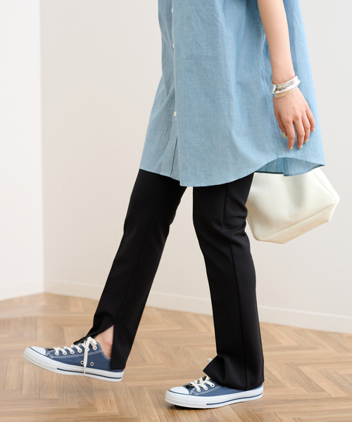 FRAMeWORK(フレームワーク)の「ストレッチレギンスパンツ(その他パンツ・レディース・ライトグレー/ブラック・38/36)」の12枚目の写真