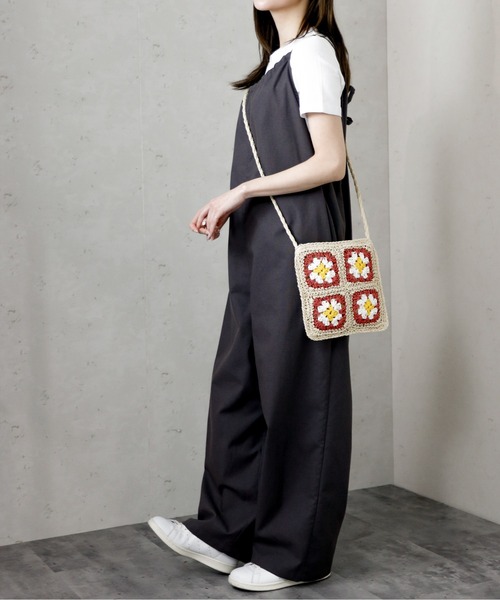 Per sist ence（パーシエンス）の「Per sist ence/パーシエンス　バックリボンサロペット（サロペット/オーバーオール・レディース・グリーン/ネイビー/ダークグレー/アイボリー・FREE）」の17枚目の写真