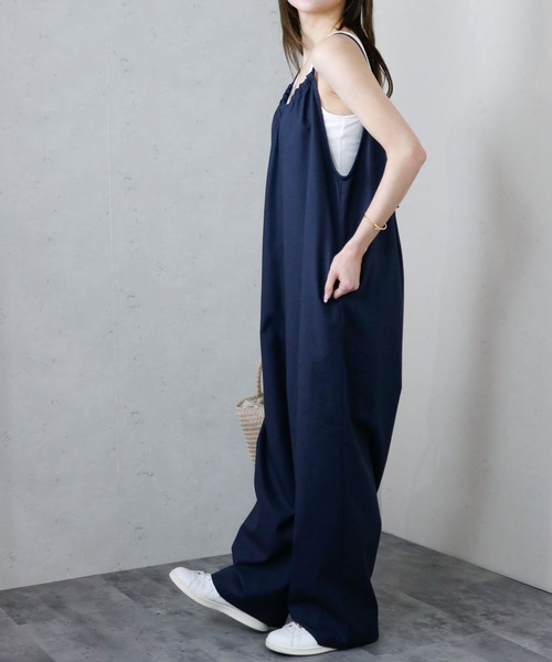 Per sist ence（パーシエンス）の「Per sist ence/パーシエンス　バックリボンサロペット（サロペット/オーバーオール・レディース・グリーン/ネイビー/ダークグレー/アイボリー・FREE）」の20枚目の写真