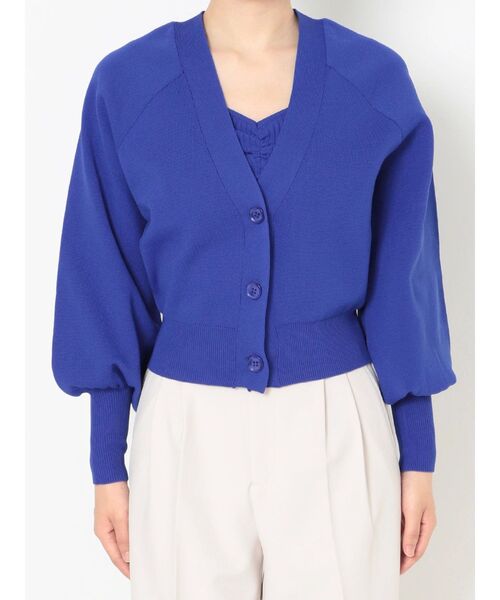 EVRIS（エヴリス）の「アンサンブルニットトップス（カーディガン/ボレロ・レディース・ブラック/アイボリー/レッド/ブルー・FREE）」の19枚目の写真