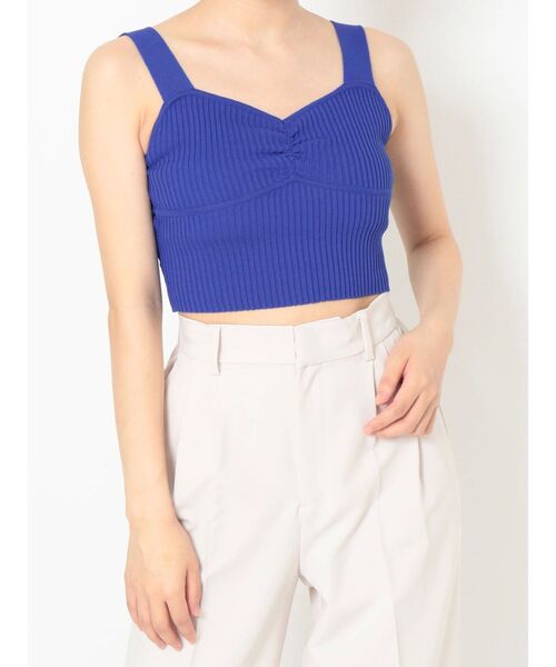 EVRIS（エヴリス）の「アンサンブルニットトップス（カーディガン/ボレロ・レディース・ブラック/アイボリー/レッド/ブルー・FREE）」の9枚目の写真