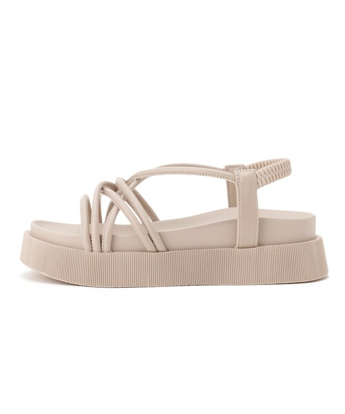 OPAQUE.CLIP(オペークドットクリップ)の「◆≪ヒルナンデス!で紹介≫ 軽量フットベッドサンダル(サンダル・レディース・グレー/オフホワイト/ブラック・01/02/03)」の21枚目の写真