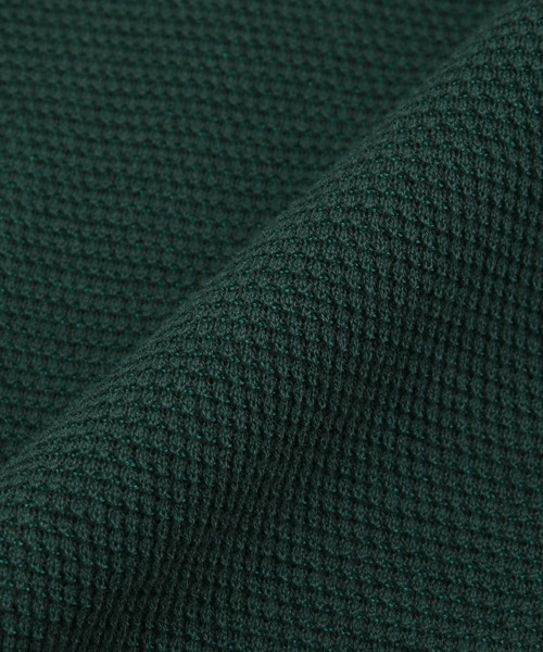 NANO universe（ナノユニバース）の「LB.03/コットンシルケット鹿の子ビッグVネックニット（ニット/セーター・メンズ・グリーン/モカ/ネイビー/レッド/ブラック・S/M/L）」の21枚目の写真