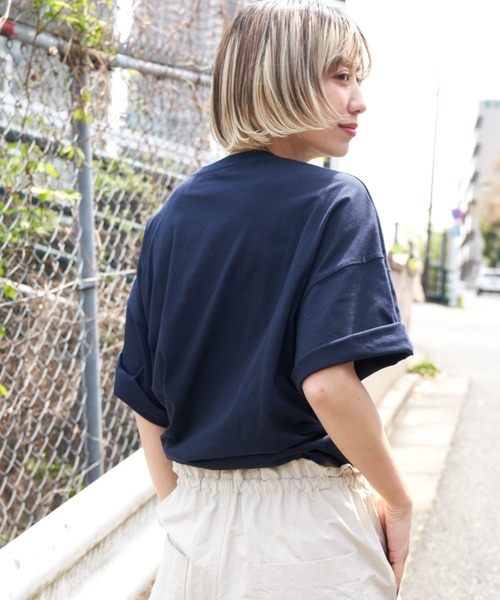 アメフトロゴ刺繍T（Tシャツ/カットソー）｜Auntie Rosa Holiday