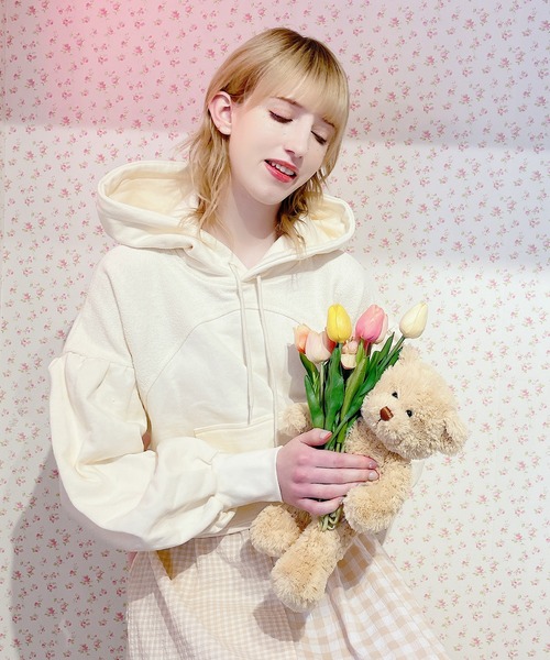 lilLilly(リルリリー)の「バックリボンパーカー(パーカー・レディース・ミント/パープル/ホワイト・FREE)」の12枚目の写真